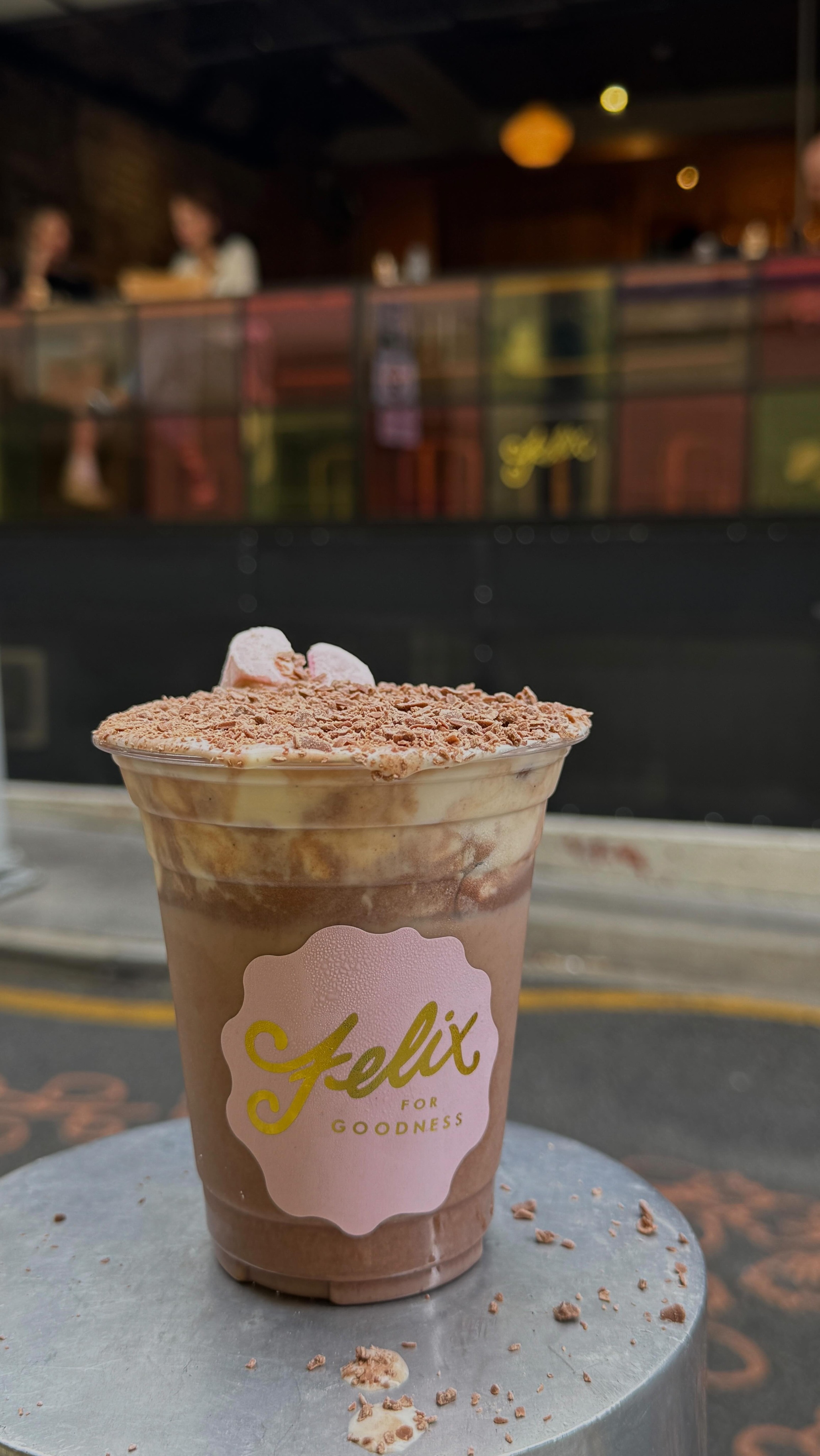 Felix for Goodness iced chocolate