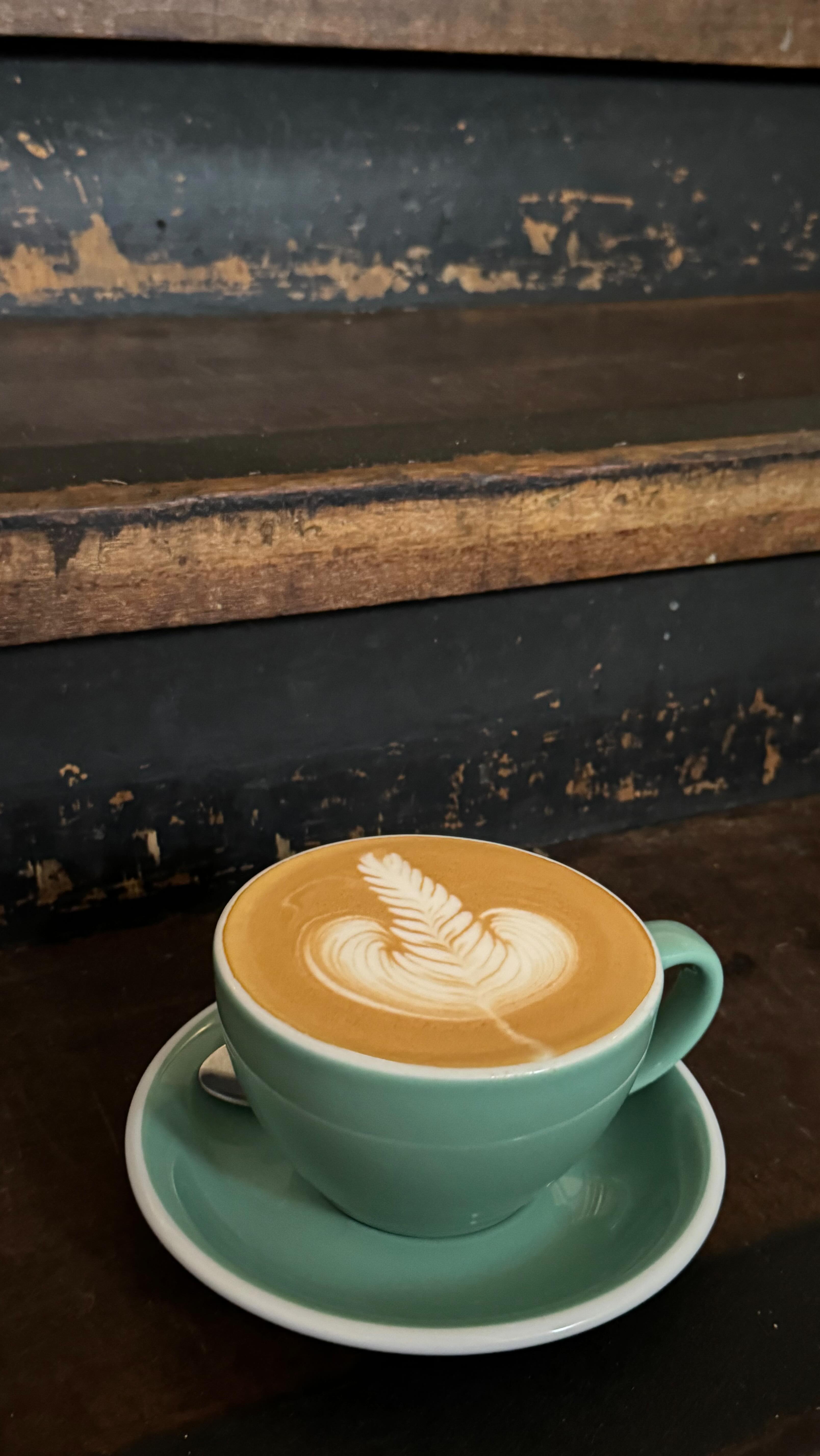 Latte art at Felix for Goodness
